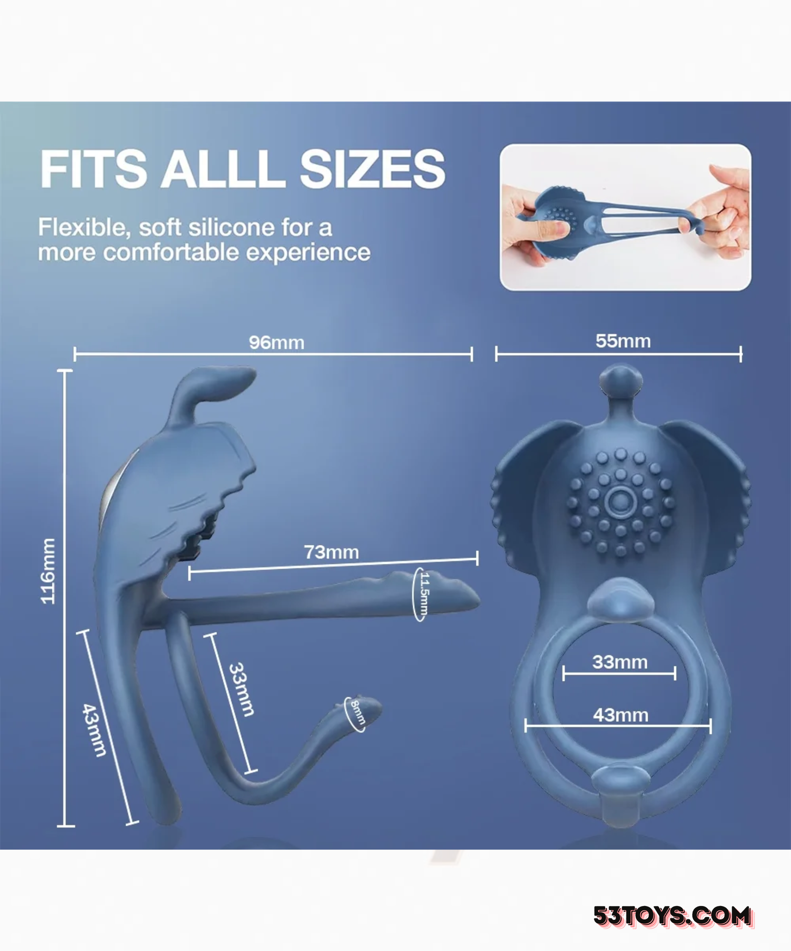 VÒNG RUNG SVAKOM 5 CHẾ ĐỘ CỰC MẠNH - Hình ảnh 3