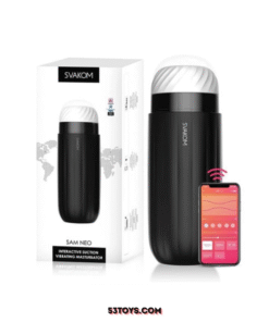 ÂM ĐẠO GIẢ SVAKOM SAM NEO – CO BÓP – BÚ MÚT – SƯỞI ẤM – ĐIỀU KHIỂN QUA APP