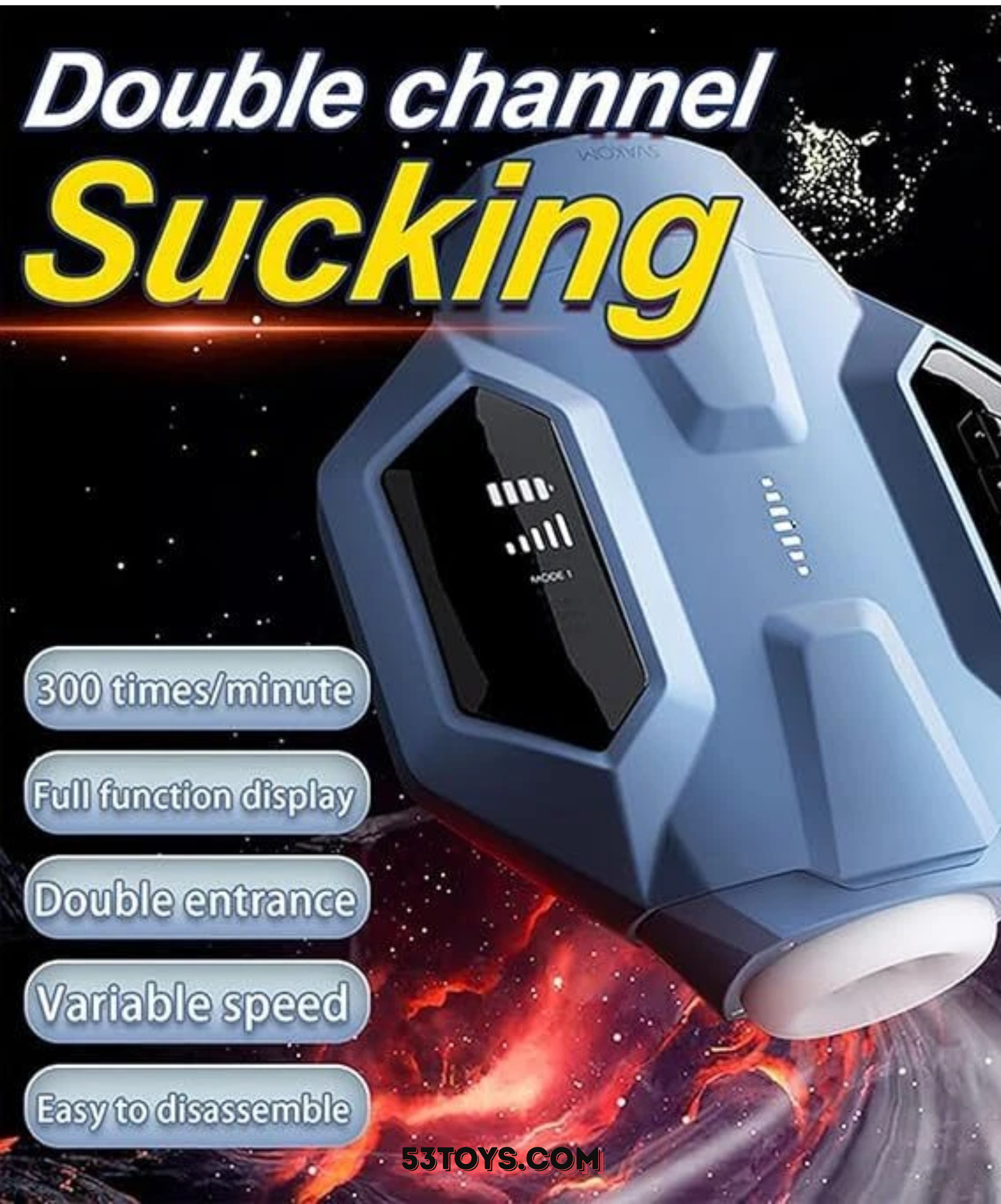 MÁY THỦ DÂM SVAKOM HUNTER X 2 ĐẦU, ĐIỀU KHIỂN QUA APP – THỤT, HÚT TỎA NHIỆT - Hình ảnh 4