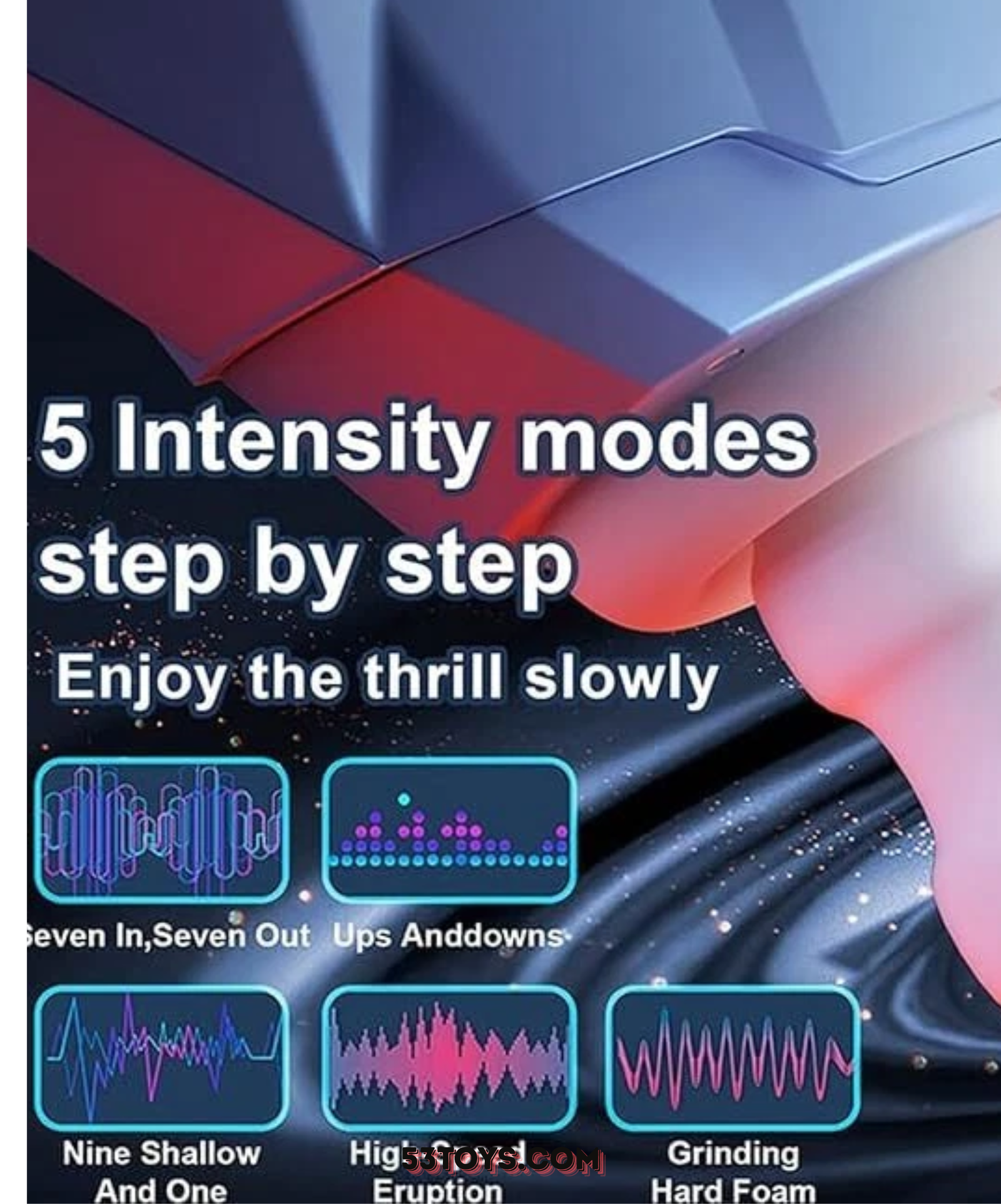 MÁY THỦ DÂM SVAKOM HUNTER X 2 ĐẦU, ĐIỀU KHIỂN QUA APP – THỤT, HÚT TỎA NHIỆT - Hình ảnh 3