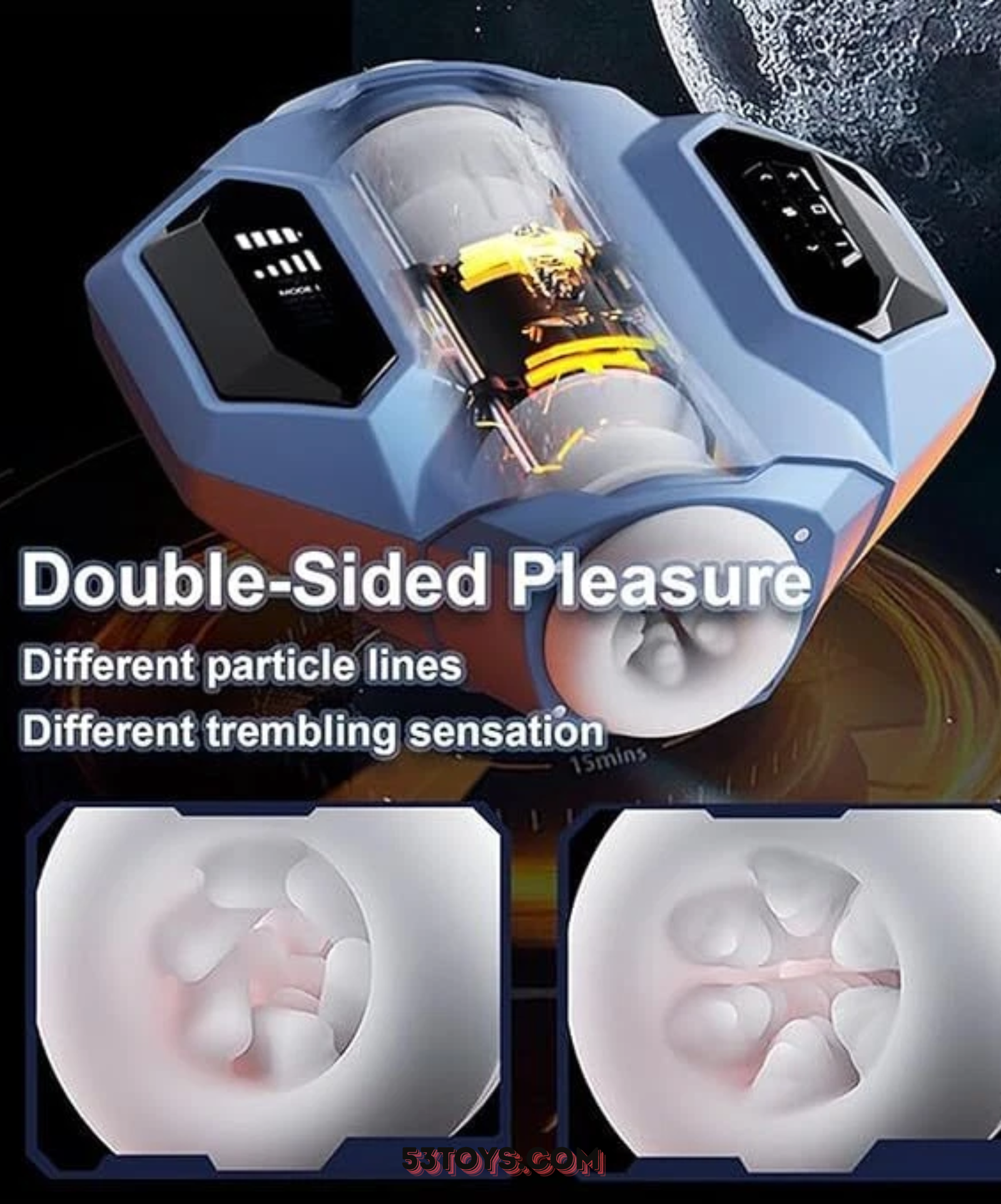 MÁY THỦ DÂM SVAKOM HUNTER X 2 ĐẦU, ĐIỀU KHIỂN QUA APP – THỤT, HÚT TỎA NHIỆT - Hình ảnh 2