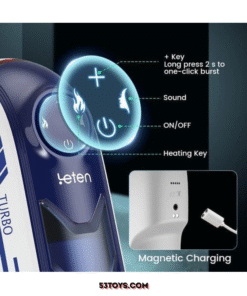 Alternative view of MÁY THỦ DÂM X SPEED LETEN THỤT 10 TỐC ĐỘ, CÓ ÂM THANH KÈM SƯỞI ẤM