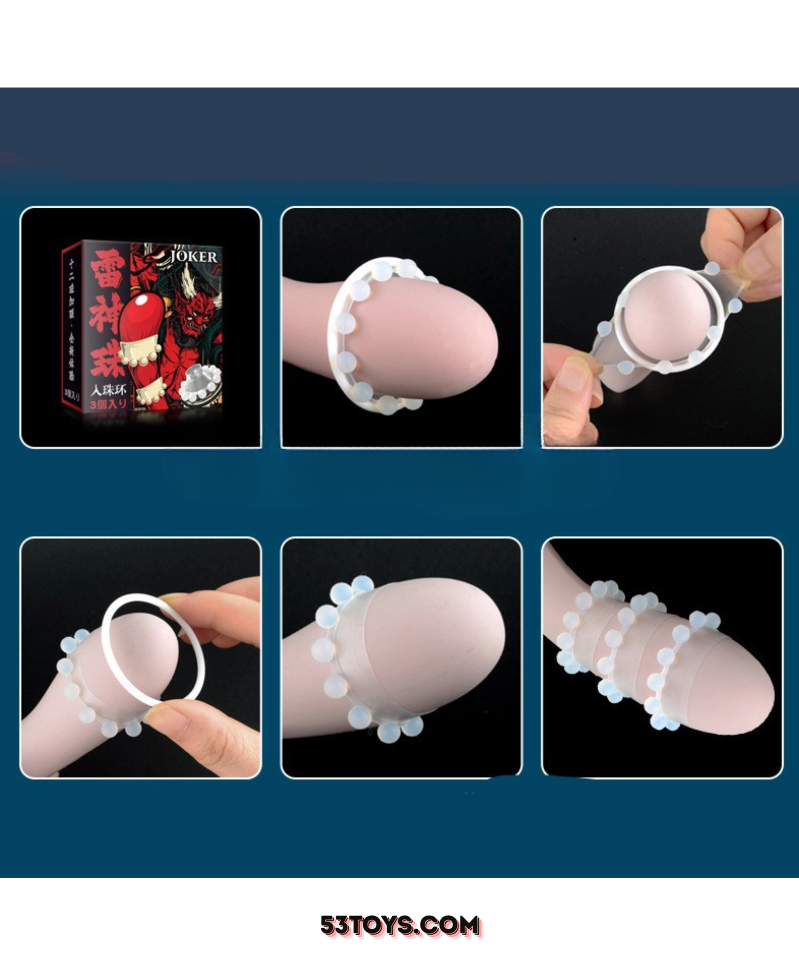 VÒNG ĐEO BI JOKER GAI SIÊU KÍCH THÍCH, KÉO DÀI THỜI GIAN YÊU - HỘP 3 CÁI - Hình ảnh 3