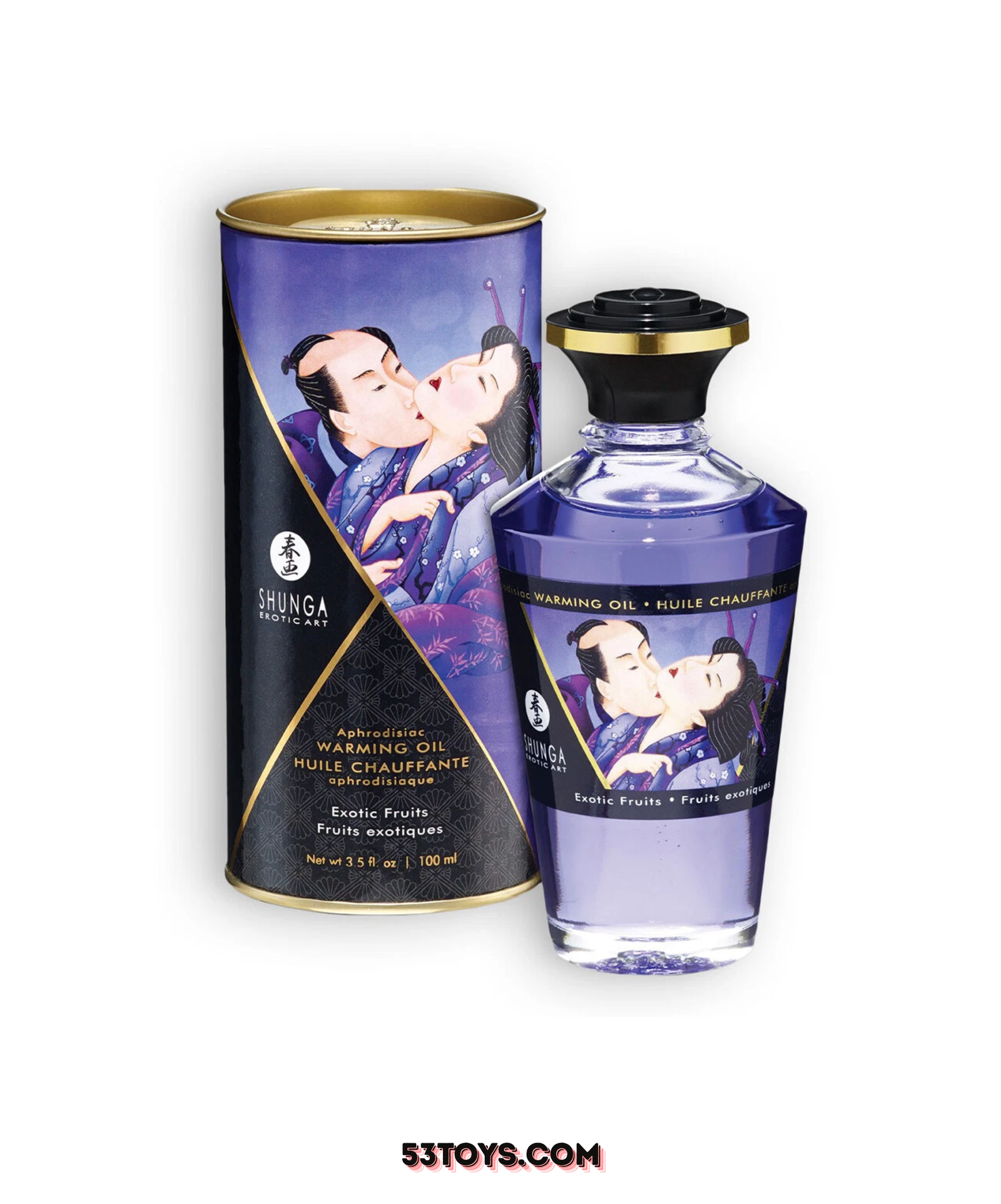 DẦU MASSAGE BODY SHUNGA EROTIC ART HÂM NÓNG CUỘC YÊU (100ML)