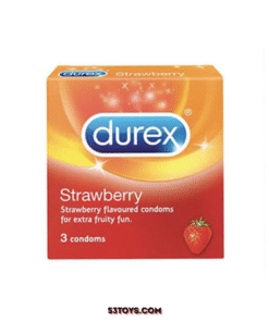 BAO CAO SU DUREX HƯƠNG DÂU QUYẾN RŨ NHIỀU GEL BÔI TRƠN HỘP 3S